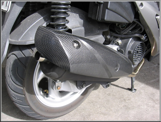 vs125 sports exhaust