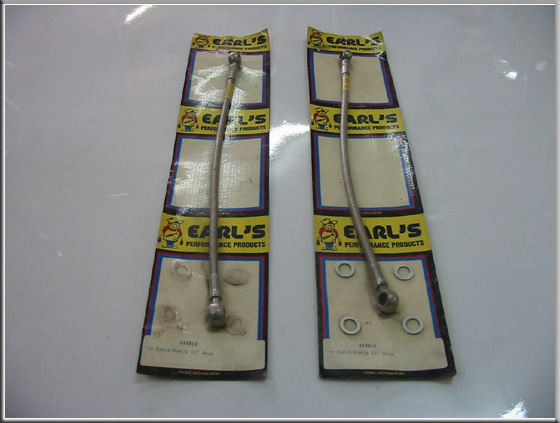 Earls braided brake lines