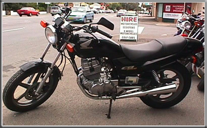 Motorcycle Hire Honda CB250M