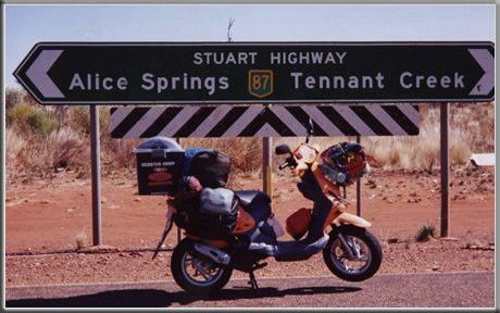 Travelling in the Australian Desert