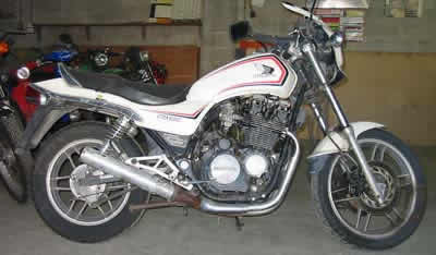 Wrecking Honda CBX650