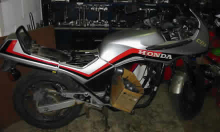 wrecking honda cbx750