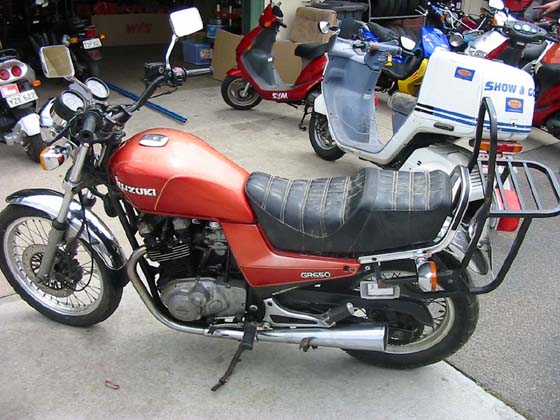 wrecking suzuki gr650