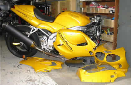 Wrecking Triumph T595