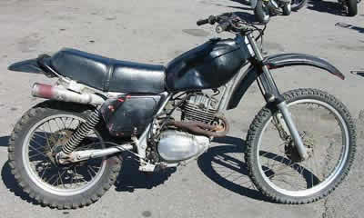 Wrecking Honda XL250S