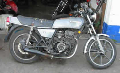 wrecking kawasaki z250