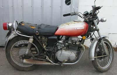 Wrecking Kawasaki Z400