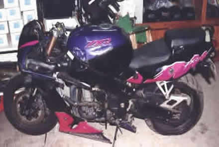 Wrecking Kawasaki ZXR750L